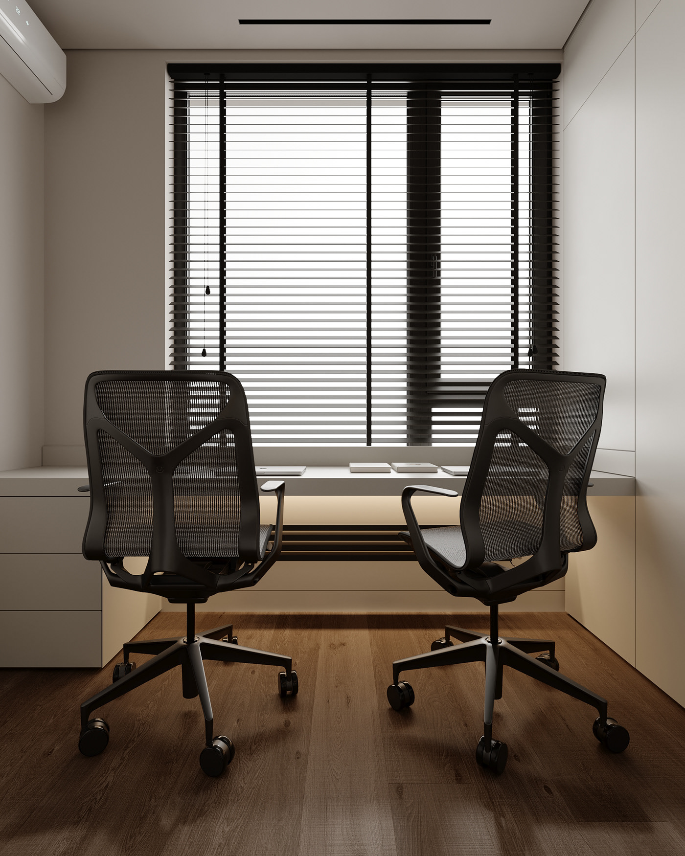 胡桃木灰调空间-45