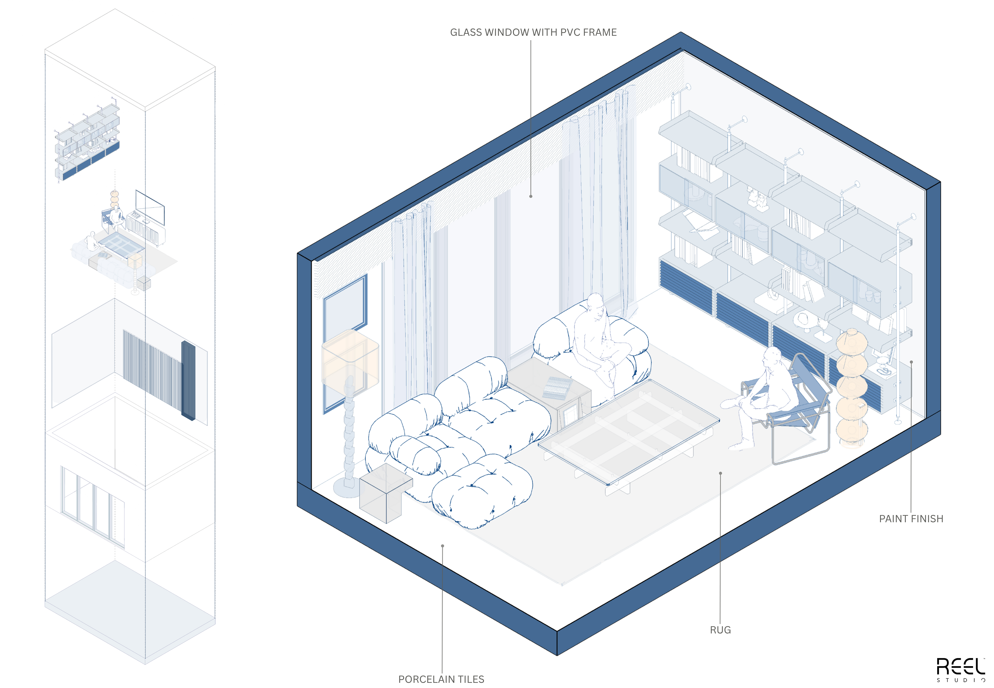 客厅设计丨沙特阿拉伯丨Reel Studio-7