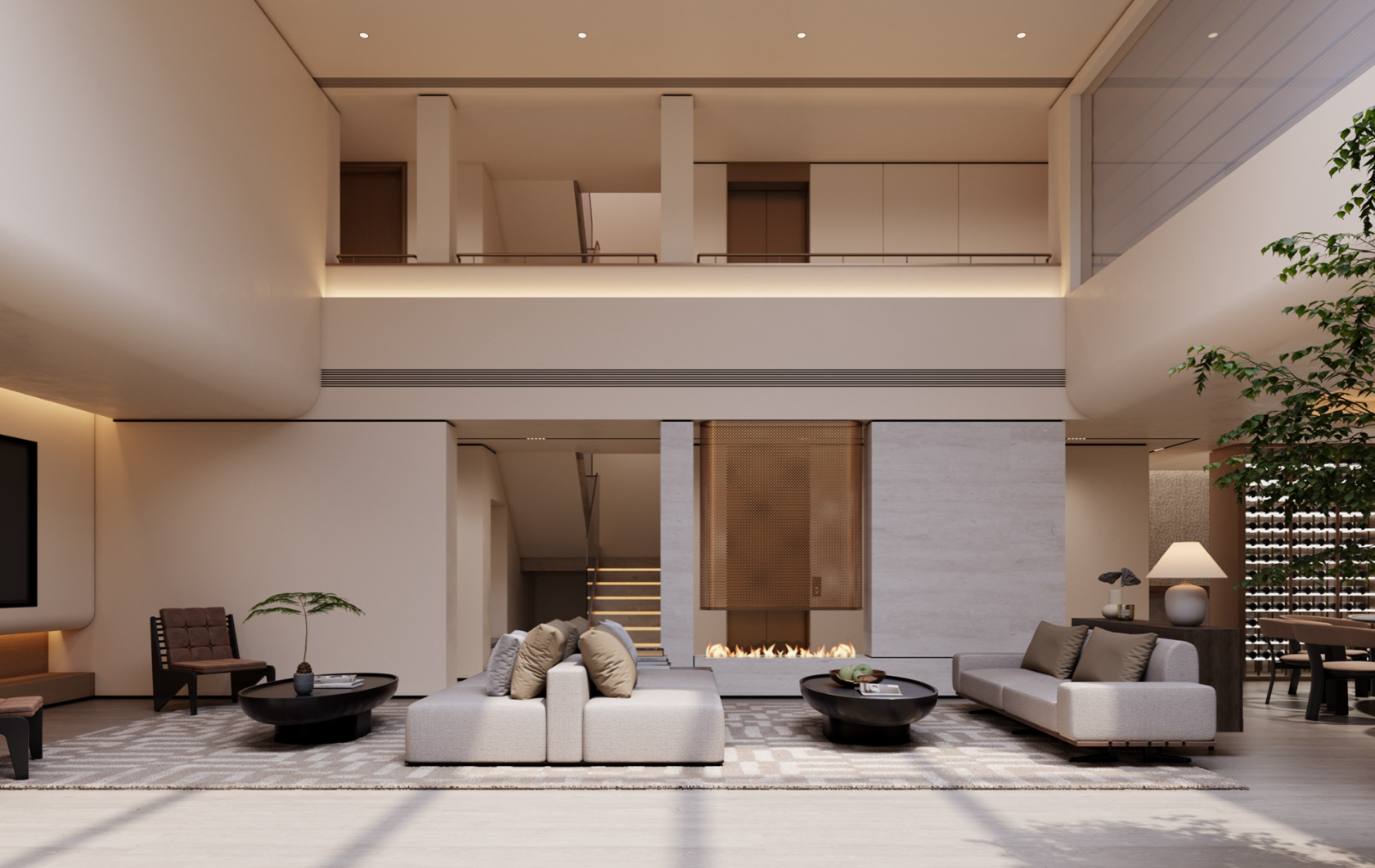 350㎡ 现代简约 大别墅-4