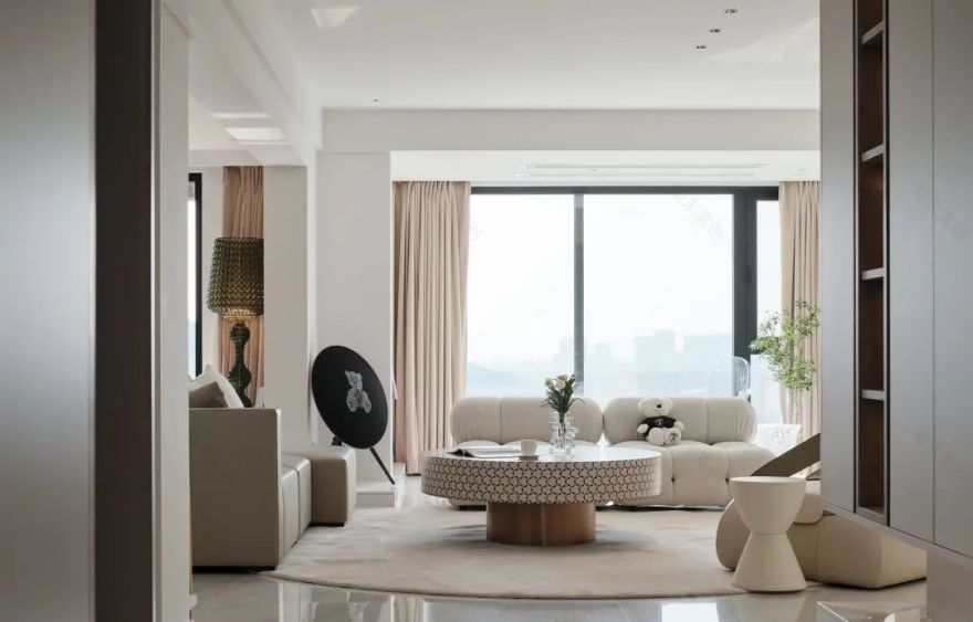 敔山湖畔春暖花开 · 苏鸣设计师的185㎡白色浪漫主义私宅丨尺度设计-16