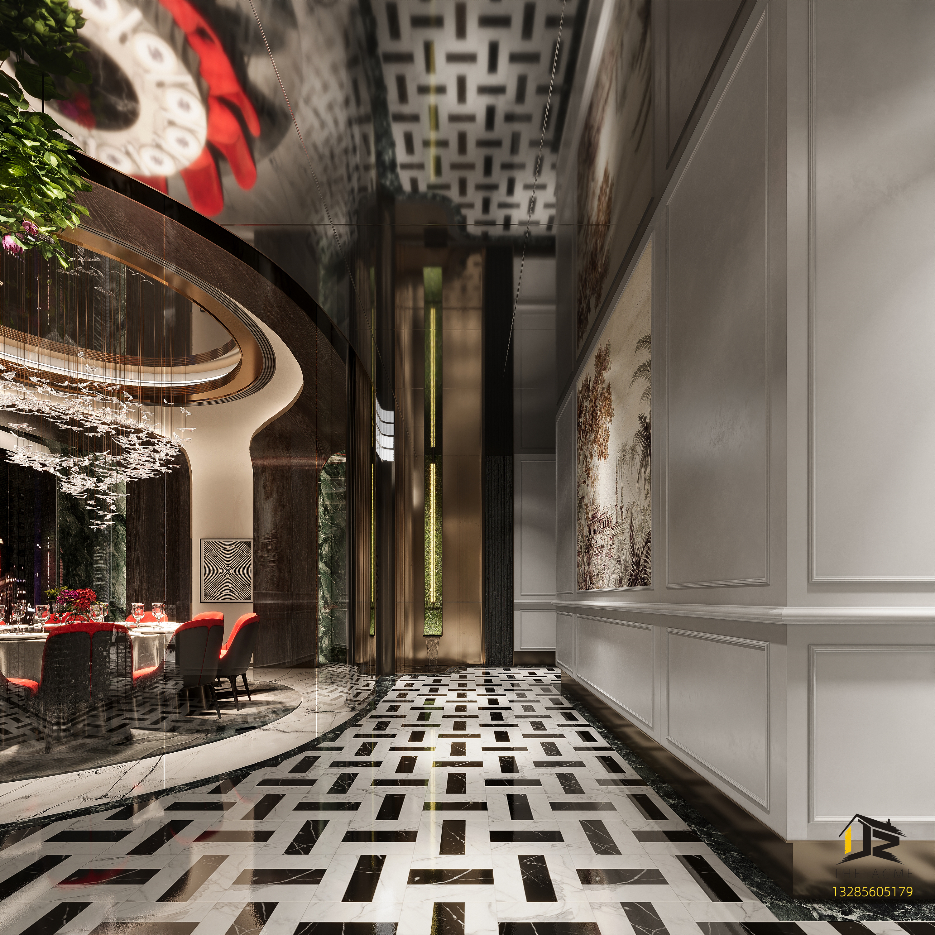 轻奢会所设计-3