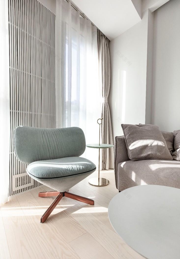 弧形长廊引导的现代家居设计-25