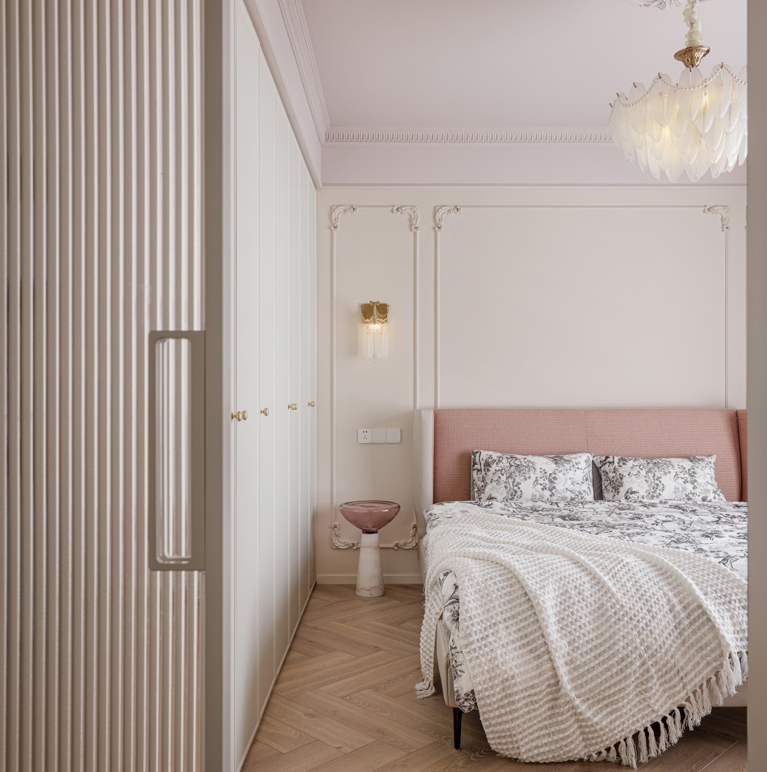 轻法式温馨宅邸丨中国重庆丨琢信装饰-14