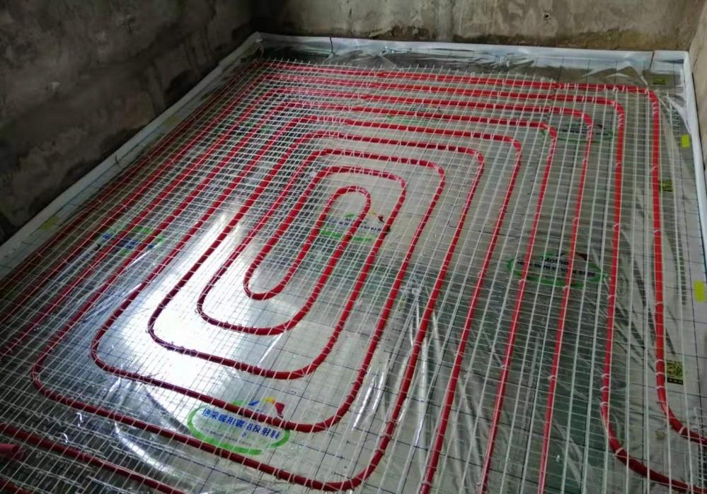 
上海闵行虹梅路3001弄水地暖安装效果图 -1