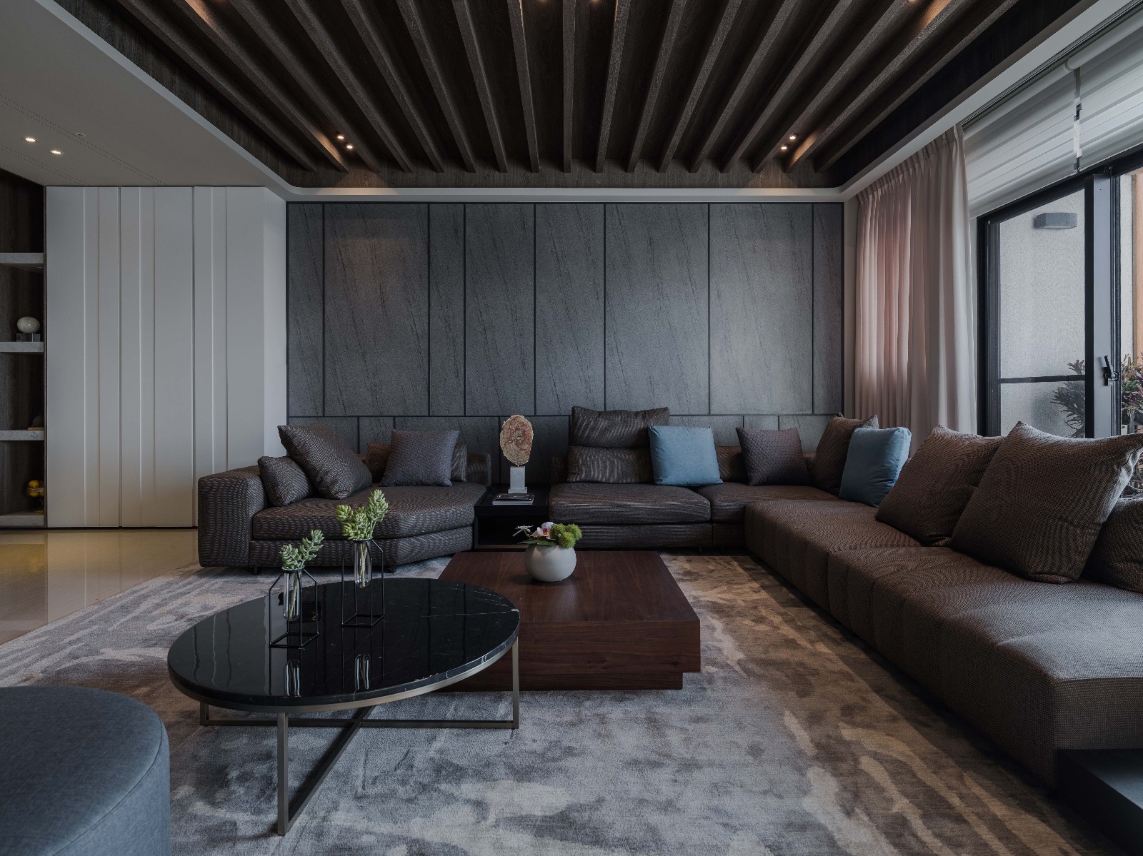 海暮色——现代风住宅  同育空间设计-10