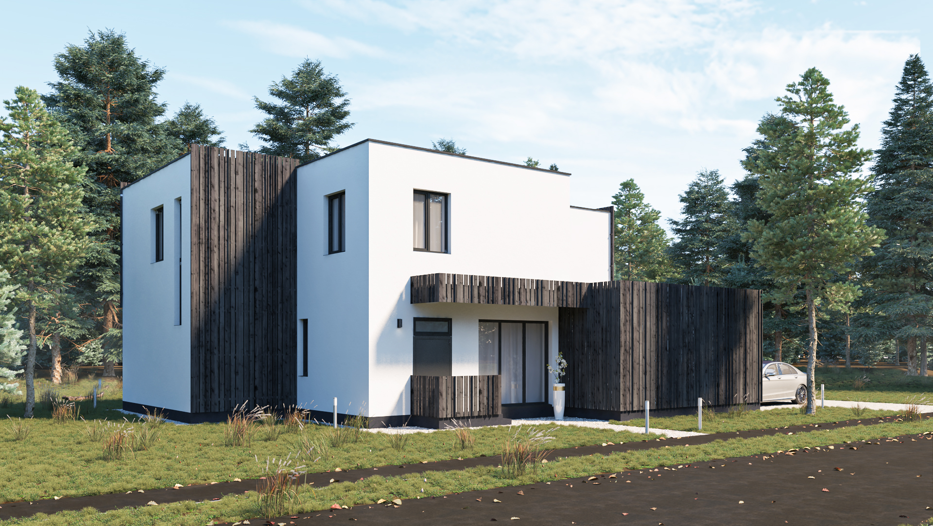 Commercial visualization of the village 2-6