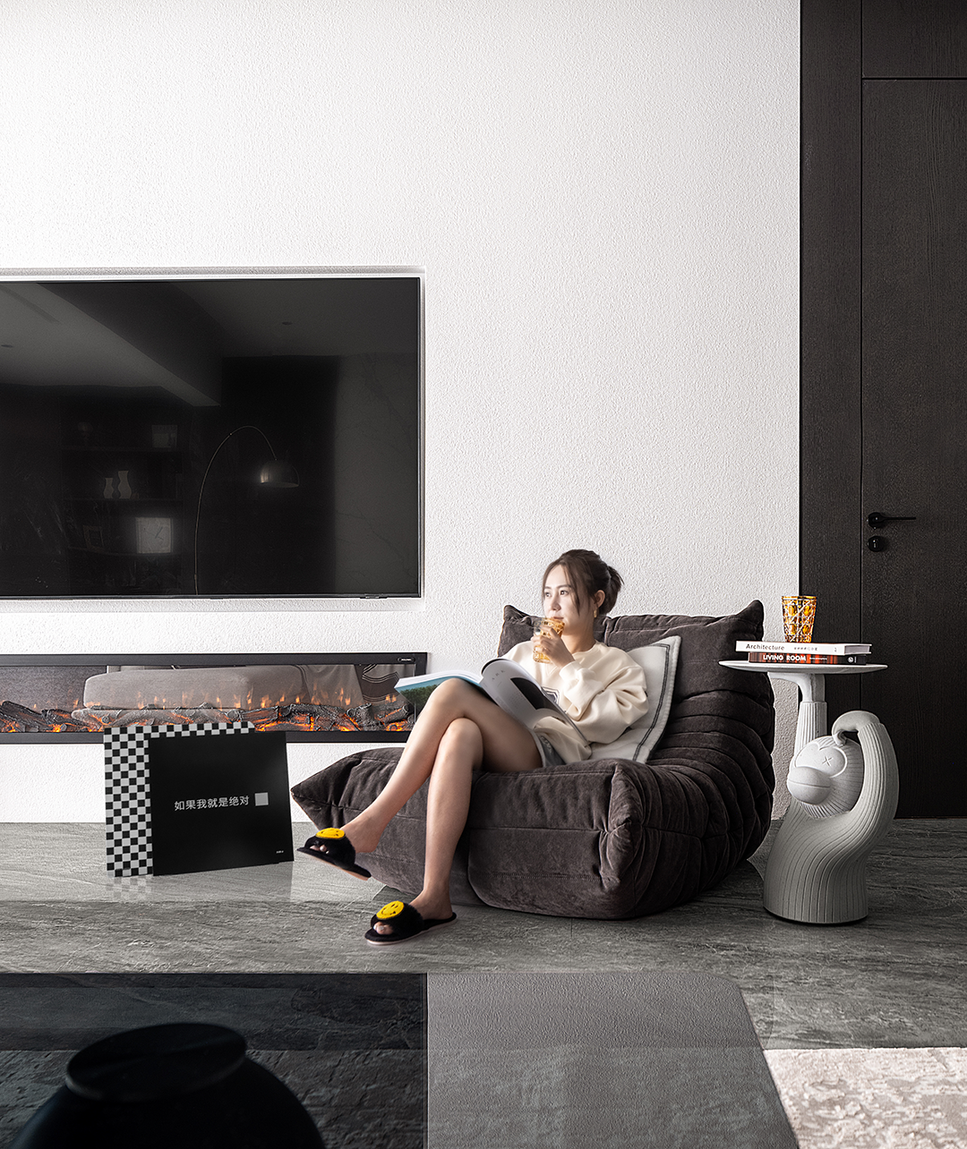 黑白之间丨中国延安丨無界室内设计-12