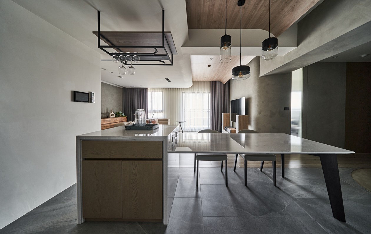 简约设计的大平层，开放布局才是大户型标配！-7