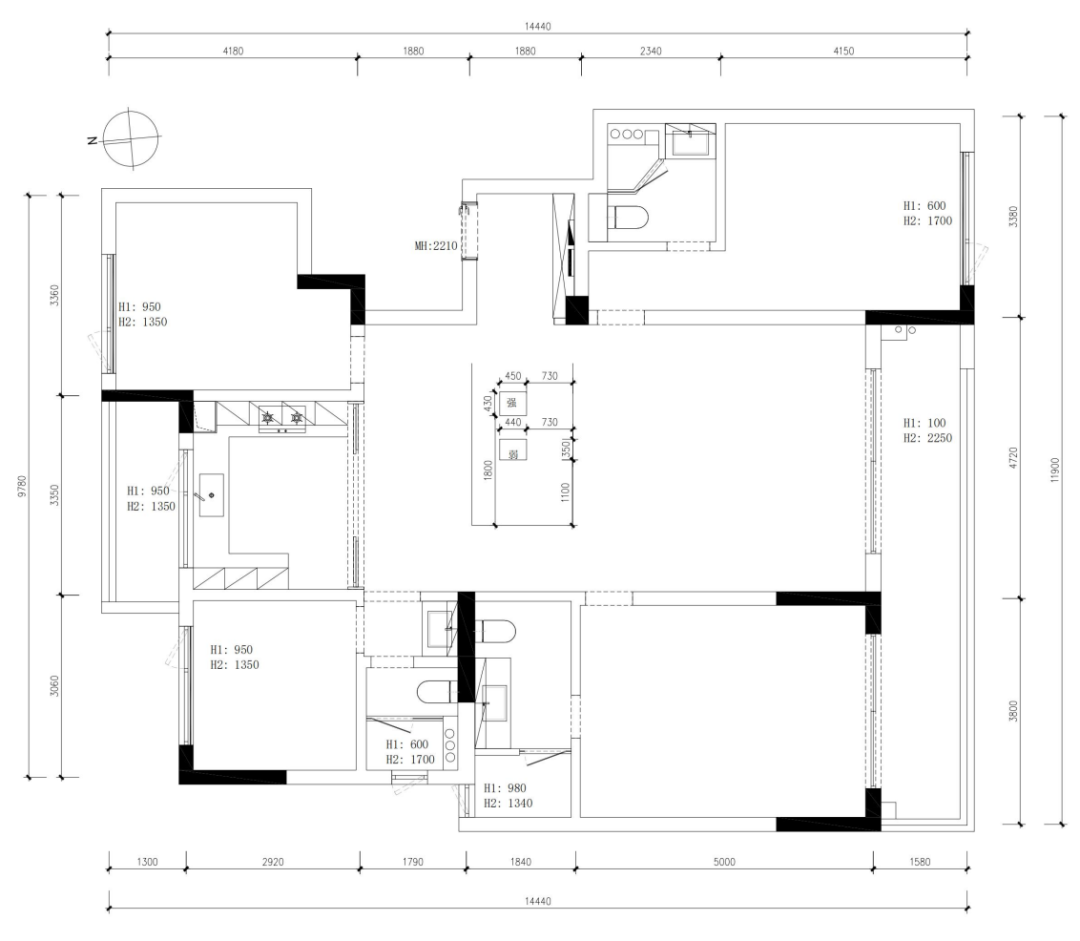 YUJINGDESIGN·现代极简&包豪斯，人宠和谐空间-7