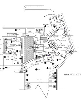 Hotel Room Proposals plans 2D detailing