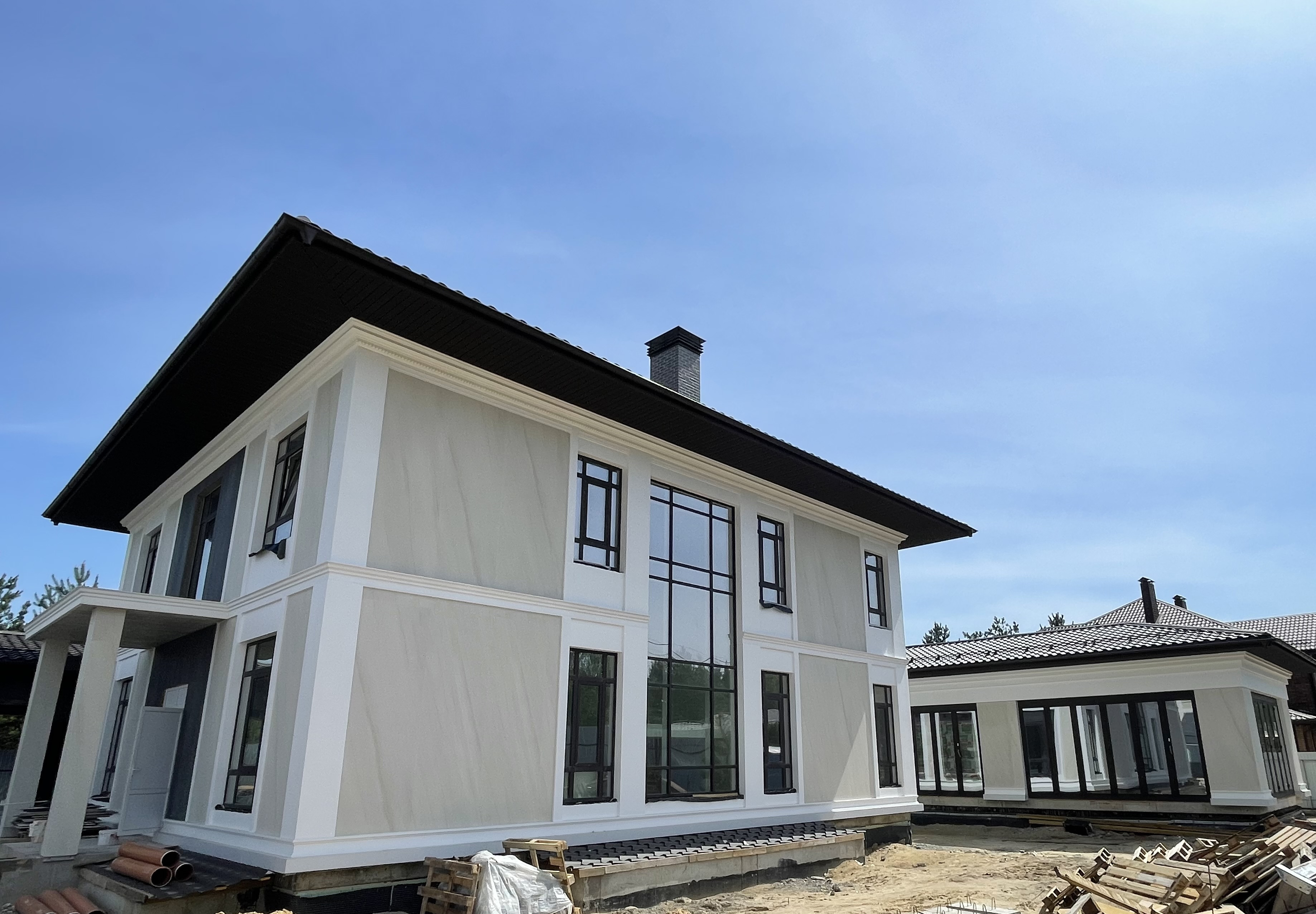 Dream neoclassic house in construction-7