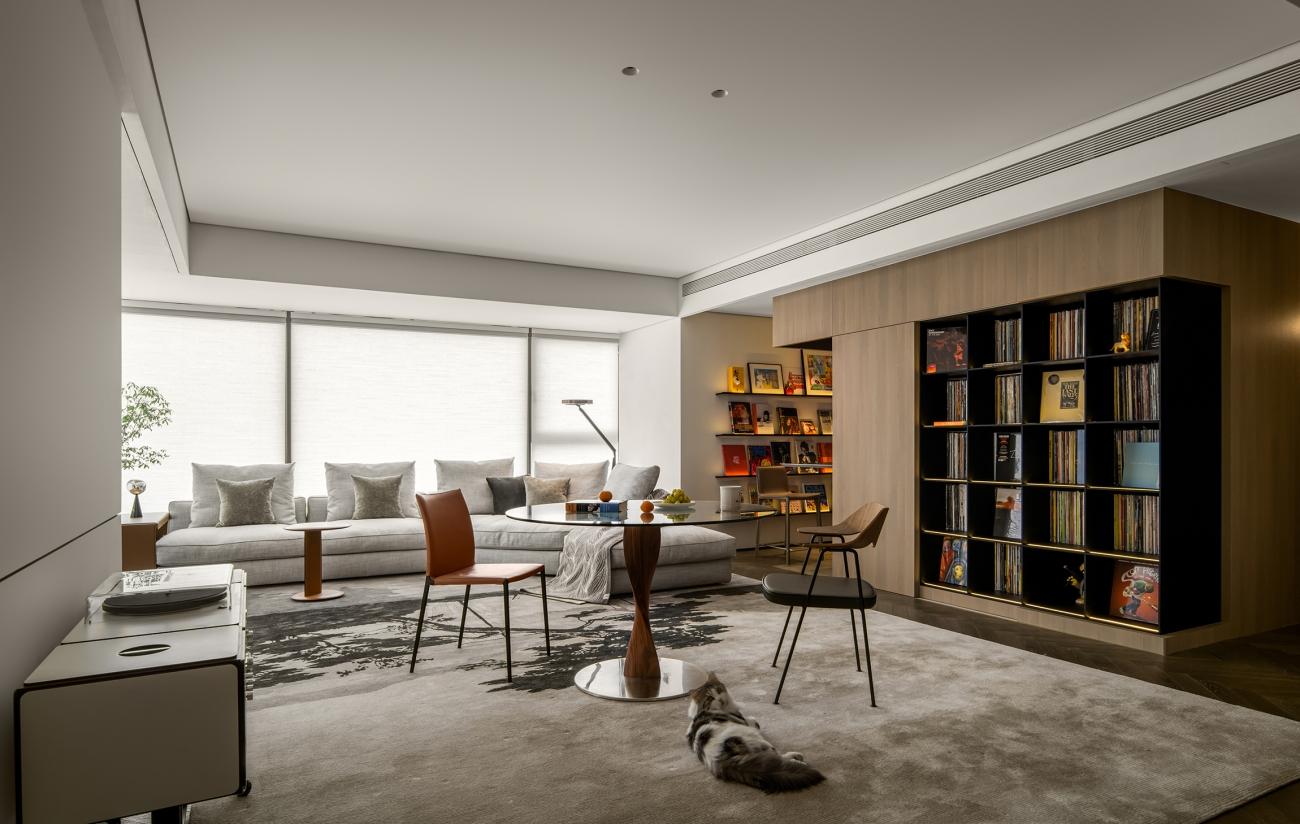 黑胶,乐高与猫之家丨中国上海丨KWSD境物设计-43