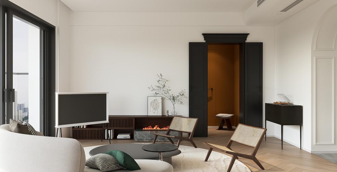 现代浪漫复古之家丨本森设计-0