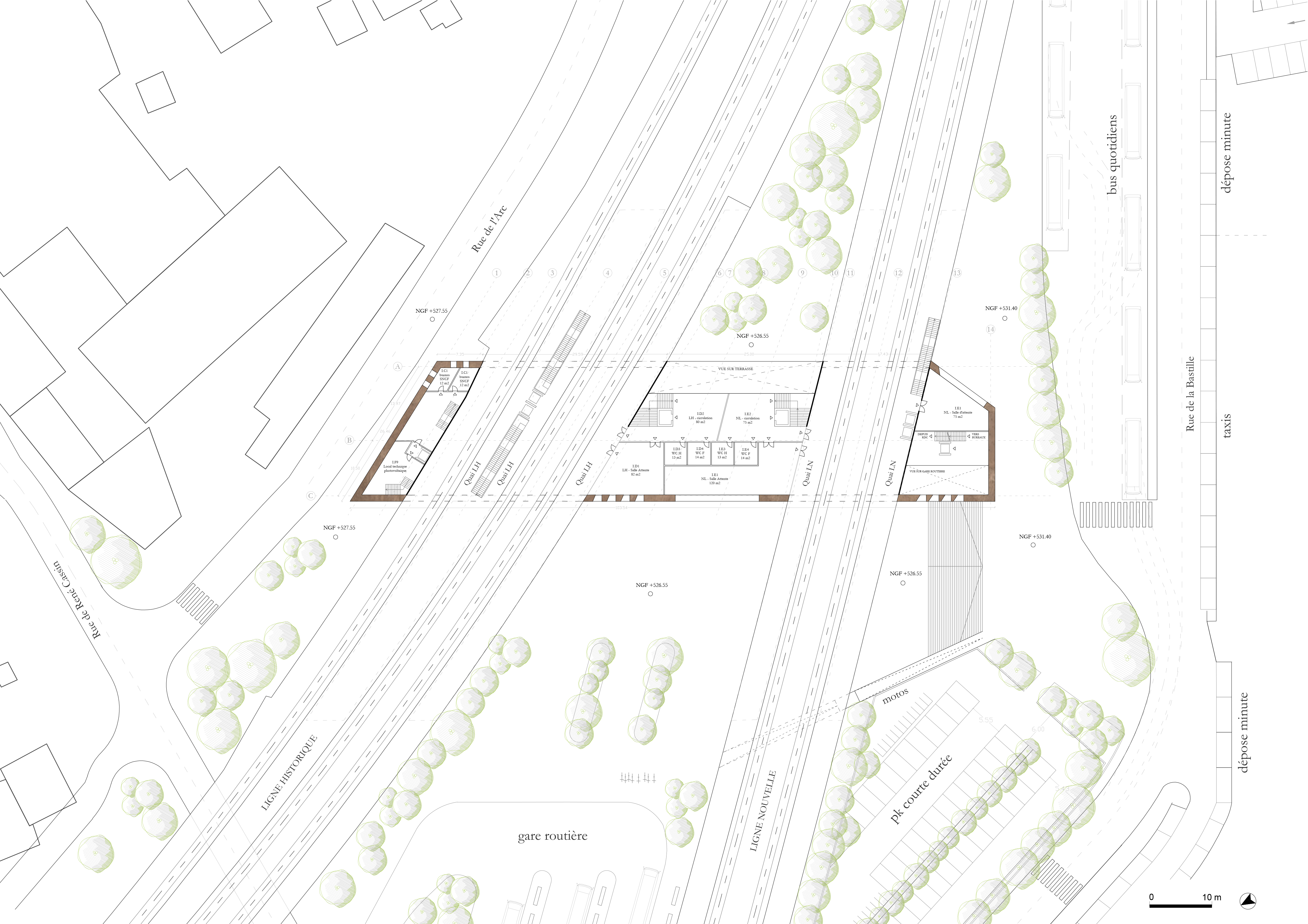 SaintJeandeMaurienne 车站丨Bordas+Peiro 建筑事务所-23