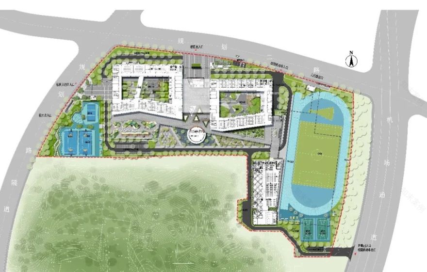 南京尤家凹九年一贯制学校丨中国南京丨LAURENT罗朗设计-19