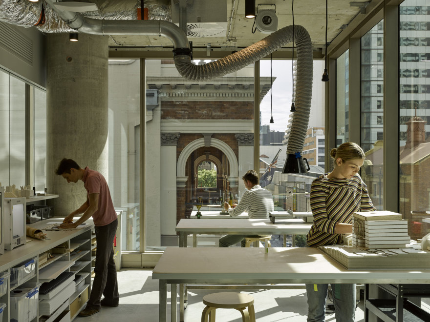 现代悬浮绿色办公空间丨澳大利亚布里斯班丨BVN Brisbane Studio-13