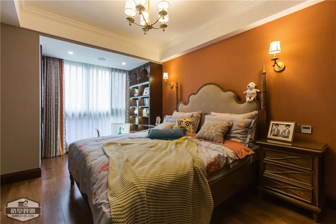 美式风情演绎,打造休闲浪漫生活空间丨格堂装饰-29