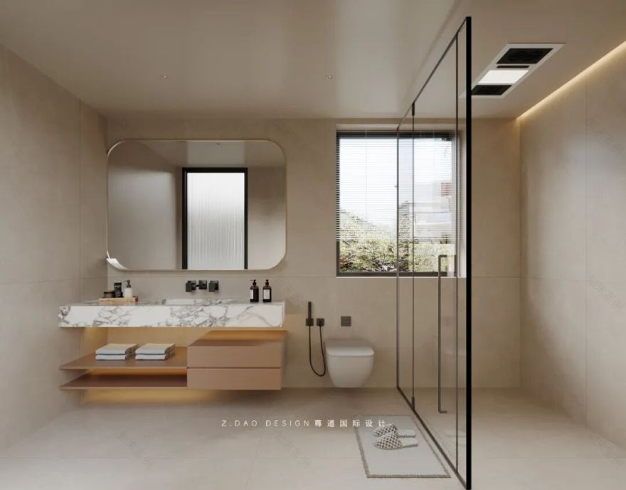 龙湖丽丰·西宸原著400㎡静奢风别墅(《喜 棠》)丨尊道国际设计-143