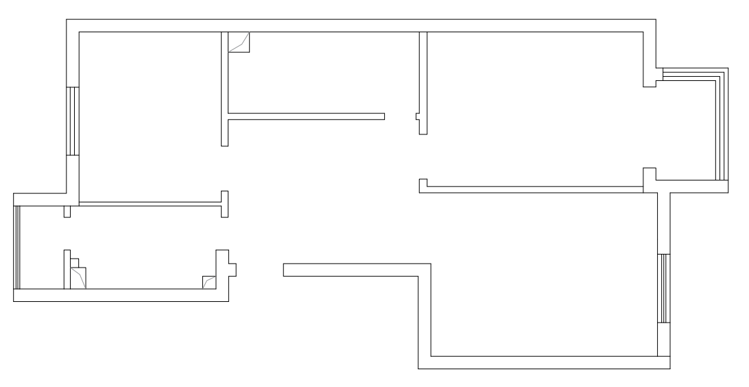 90㎡二孩家庭空间布局设计丨中国北京丨红品空间原创设计-7