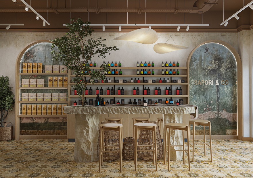 风味与友(注:Sapori可理解为风味、滋味,Co一般是Company缩写有公司之意,但这里也可联想为Companion即伙伴、朋友,结合品牌取名特色意译为风味与友 ) 丨美国洛杉矶丨Futuris Architects-16