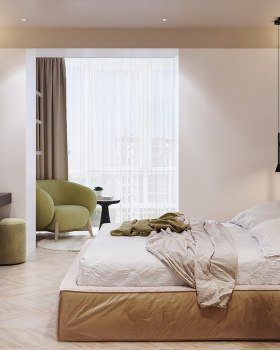 Nude bedroom