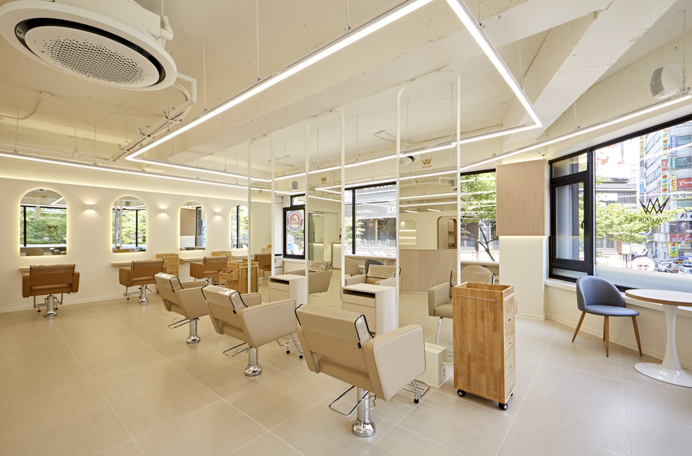 白色与木质的美容院设计-11