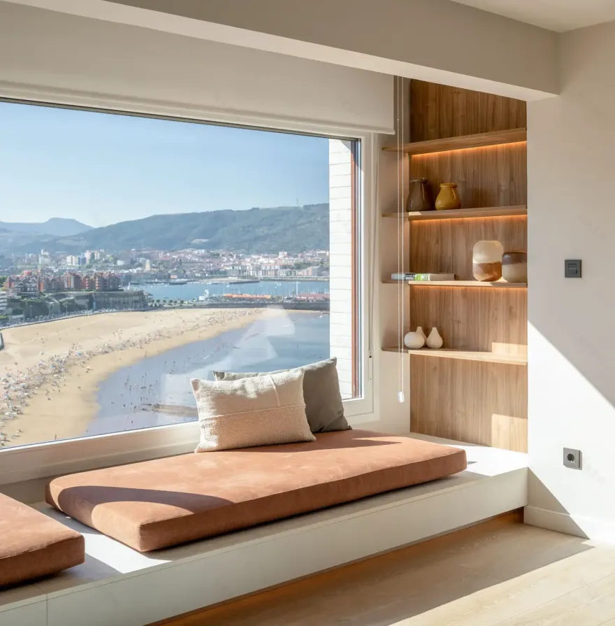 西班牙设计师的明亮海景公寓-2