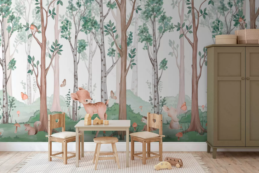“Fairy forest”壁纸壁画-6