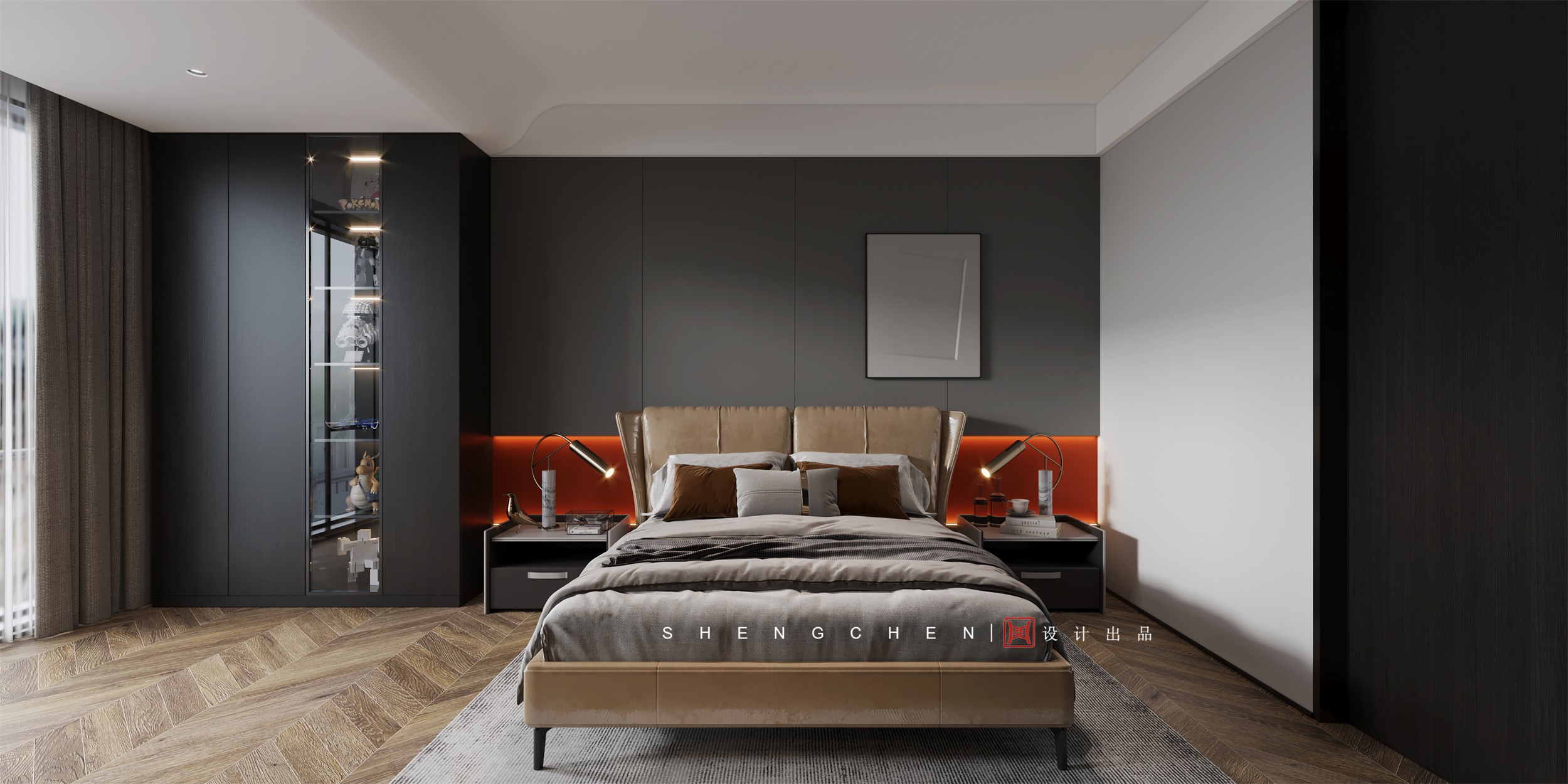 现代客餐厅盛宸设计-10