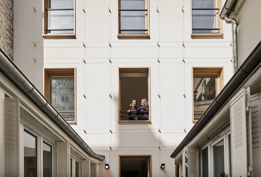 巴黎 10 区庭院旧宅变宜居家庭住宅-30