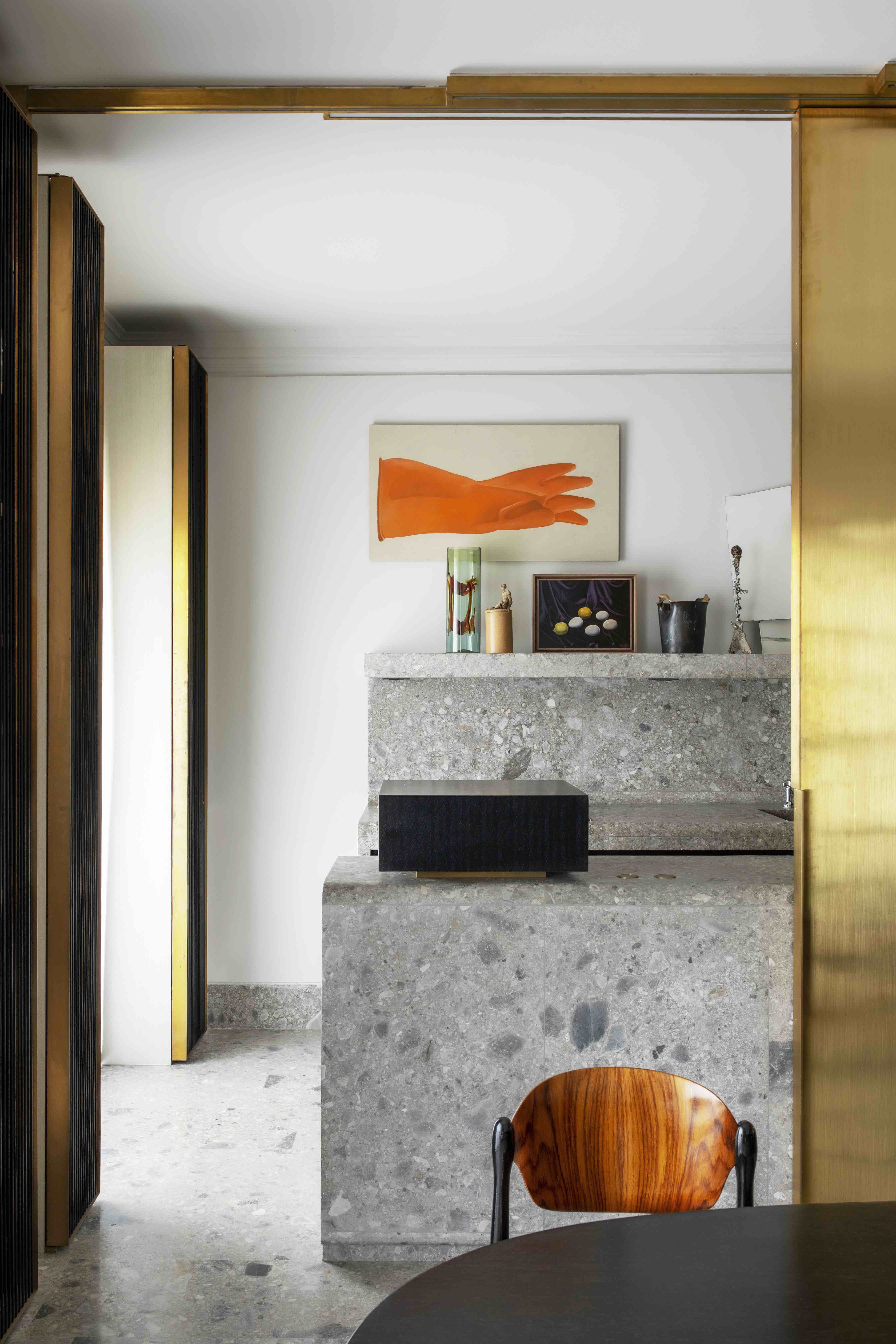 米兰建筑师 Luciano Giorgi 的豪华公寓 | 意大利式奢华的完美诠释-3