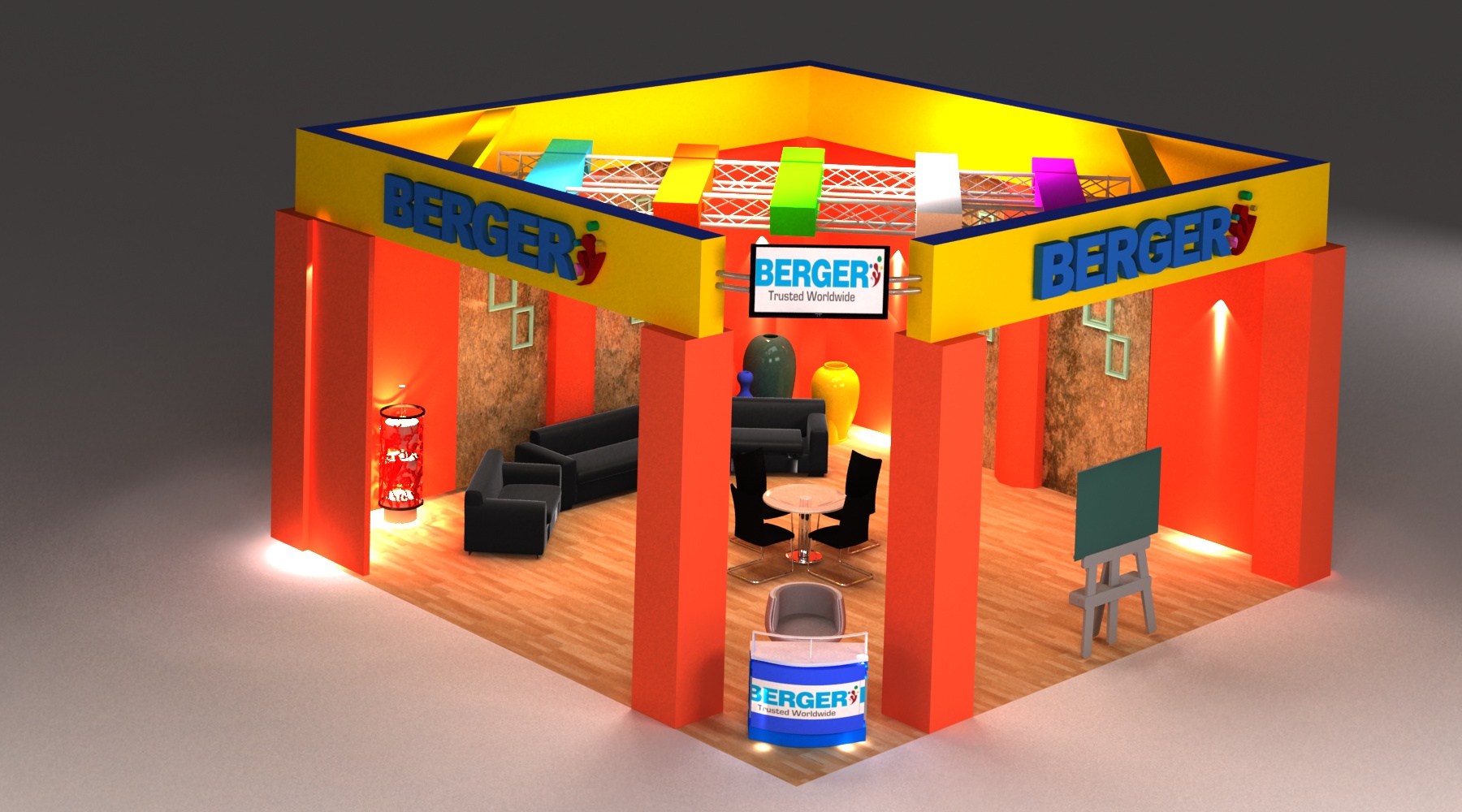 BERGER PAINTS STAND-1