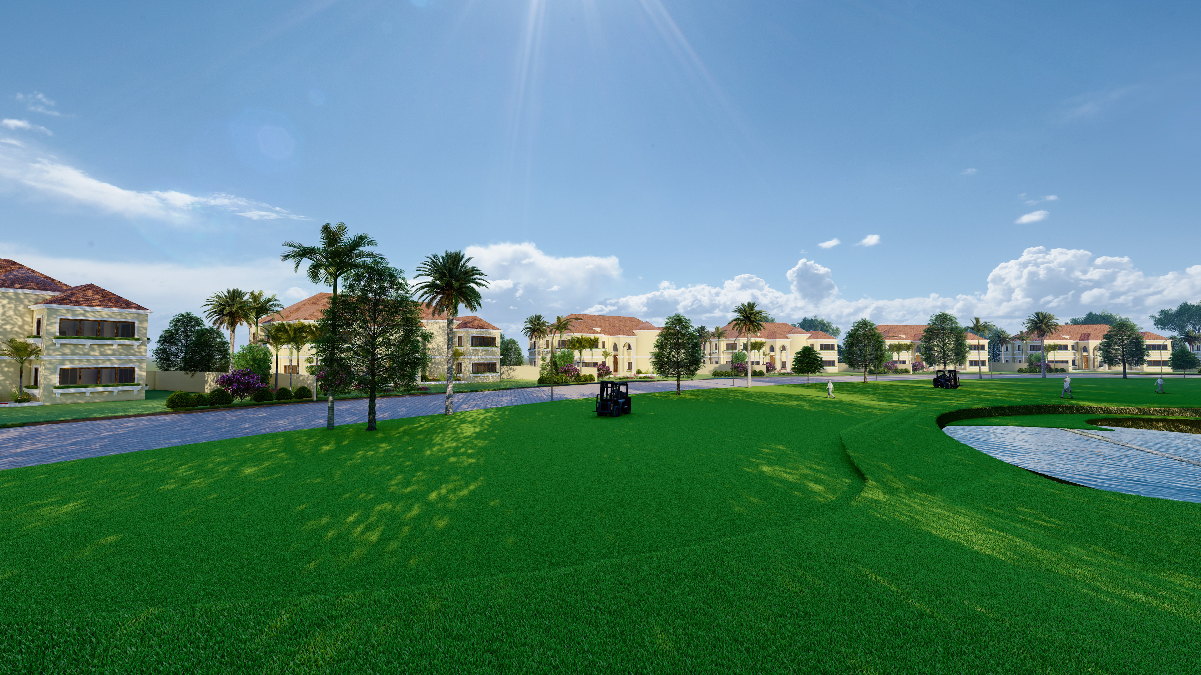 Golf Course Visualization Rendering-7