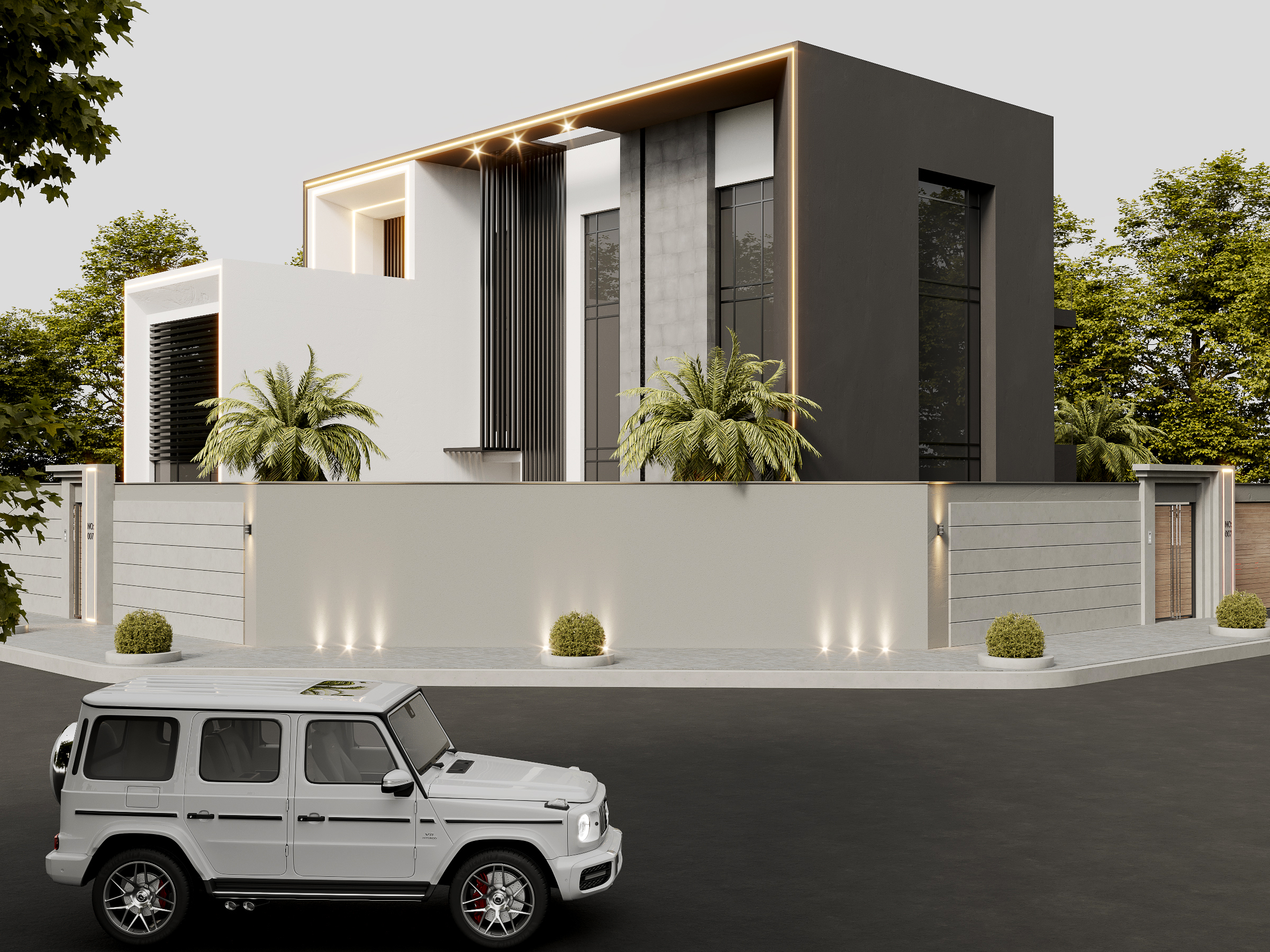 Contemporary Exterior Villa-0