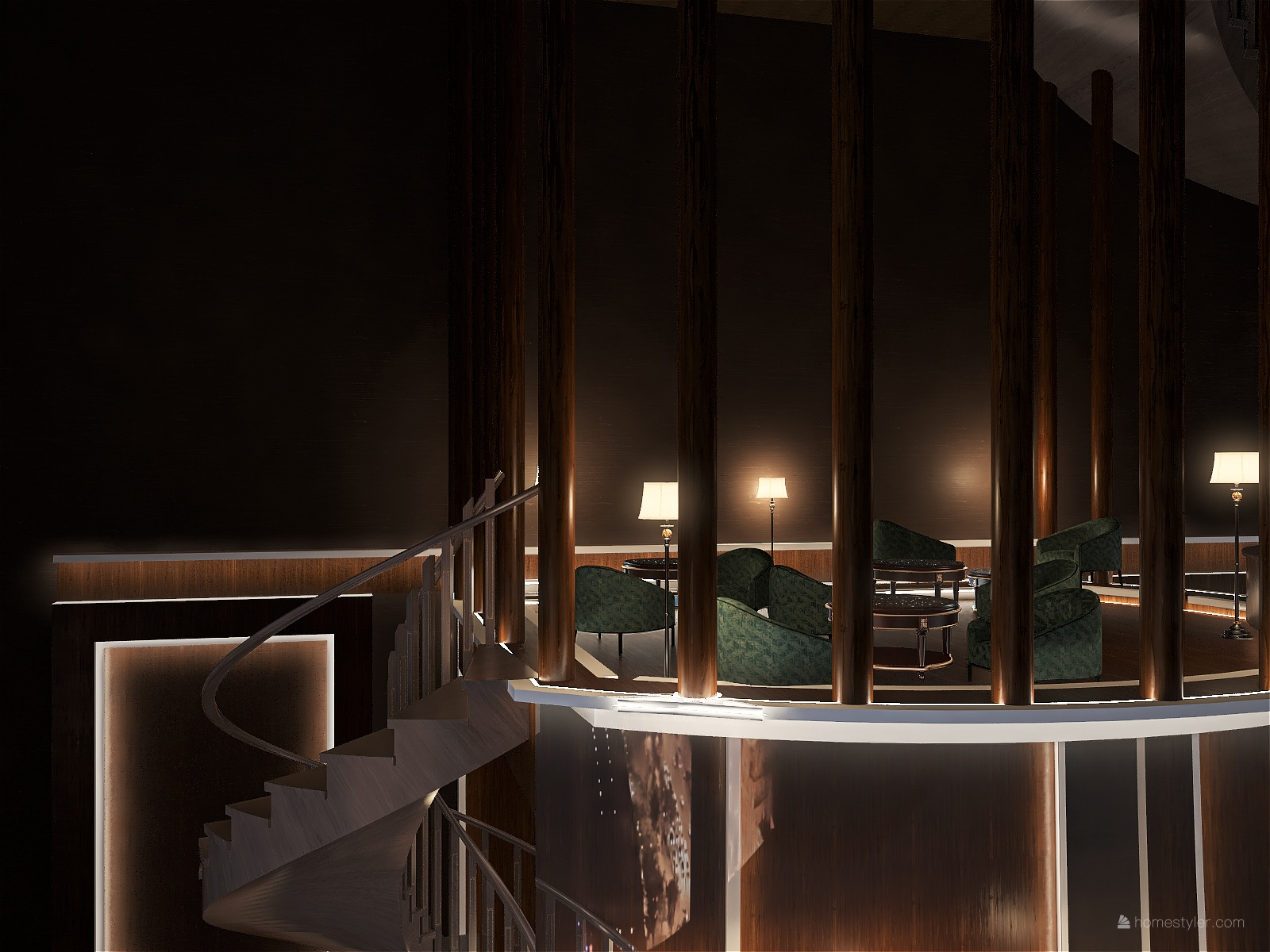 Attic Restaurant and Bar - 3D design-6