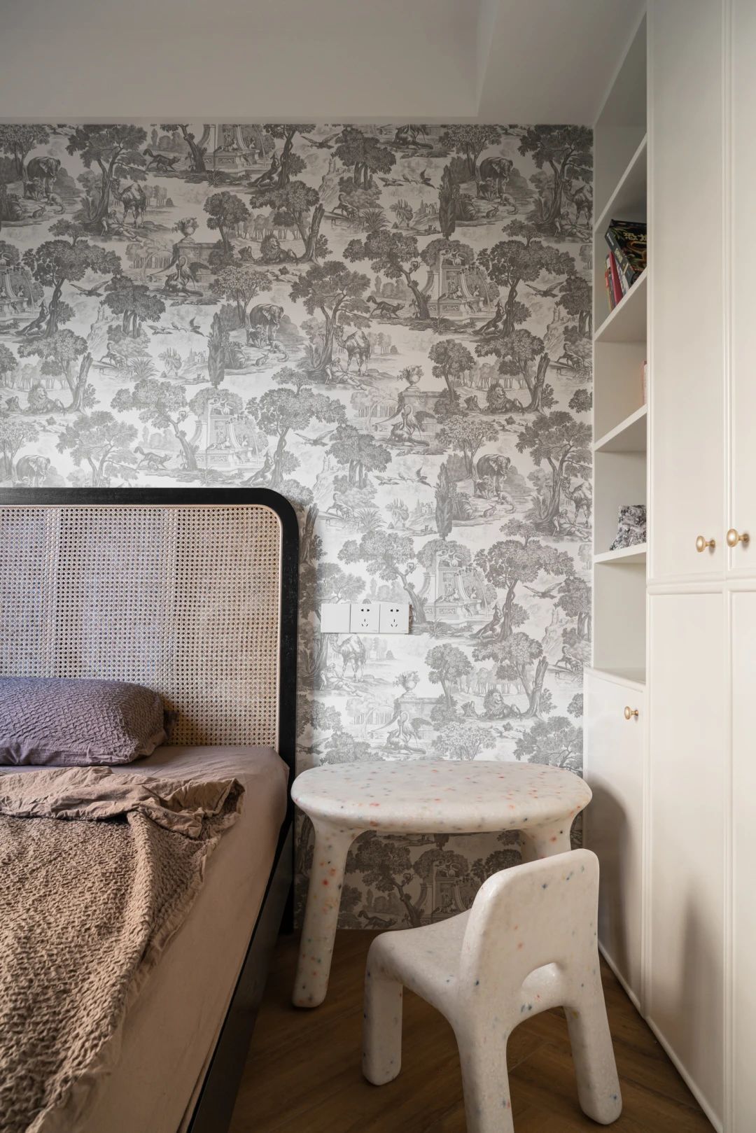 奶白轻法式住宅设计丨中国杭州丨文青设计-65