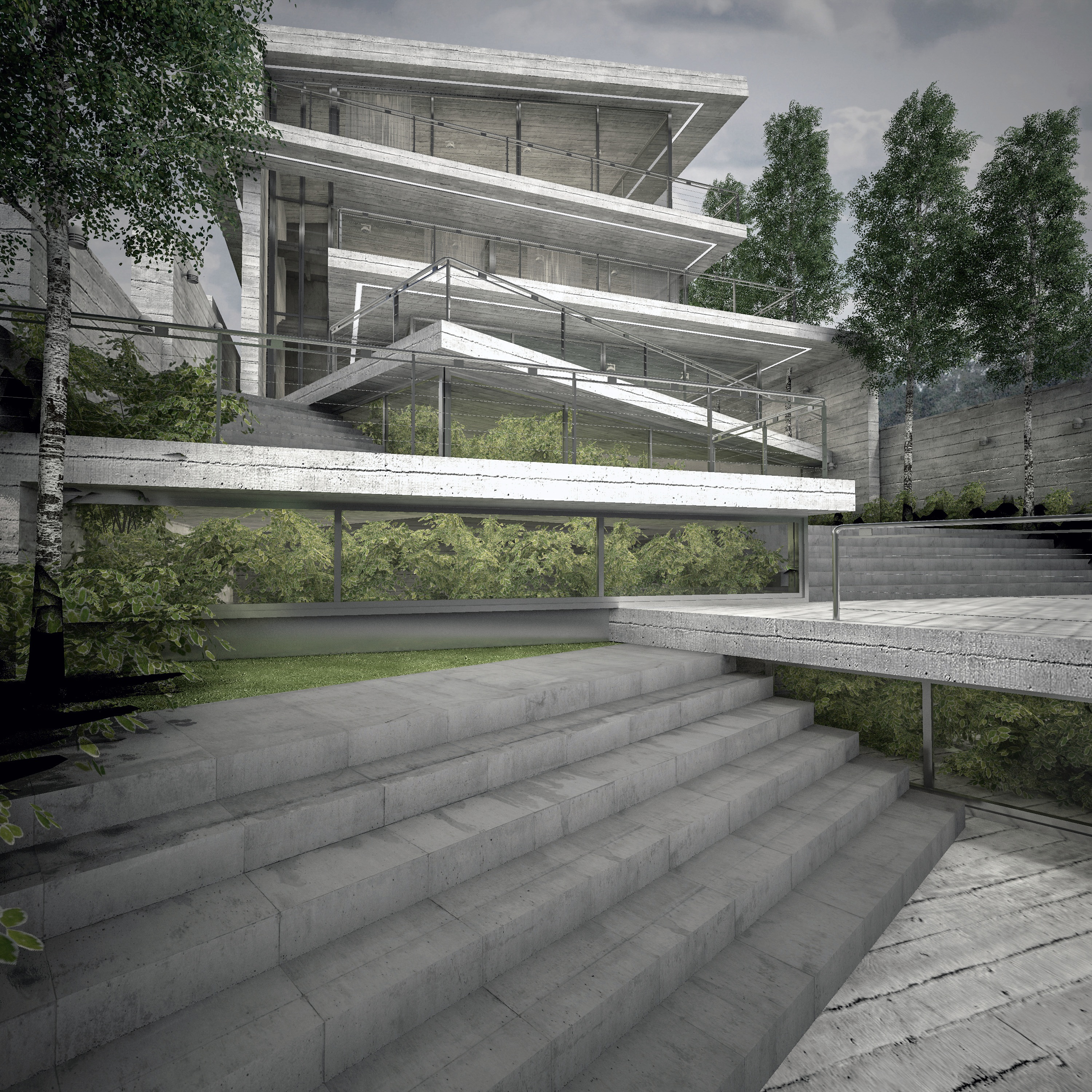 伊朗 Mazandaran 省 Kelardasht 镇的山间别墅设计-3