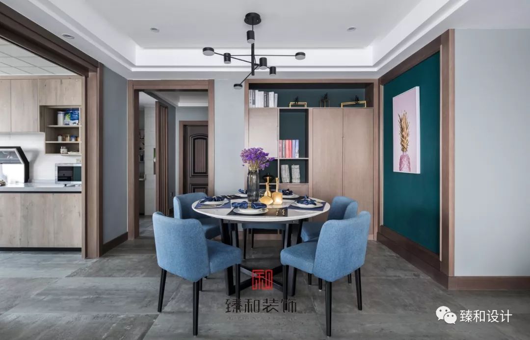 现代舟山海洲新天地家居设计，温暖色彩与空间完美融合-24