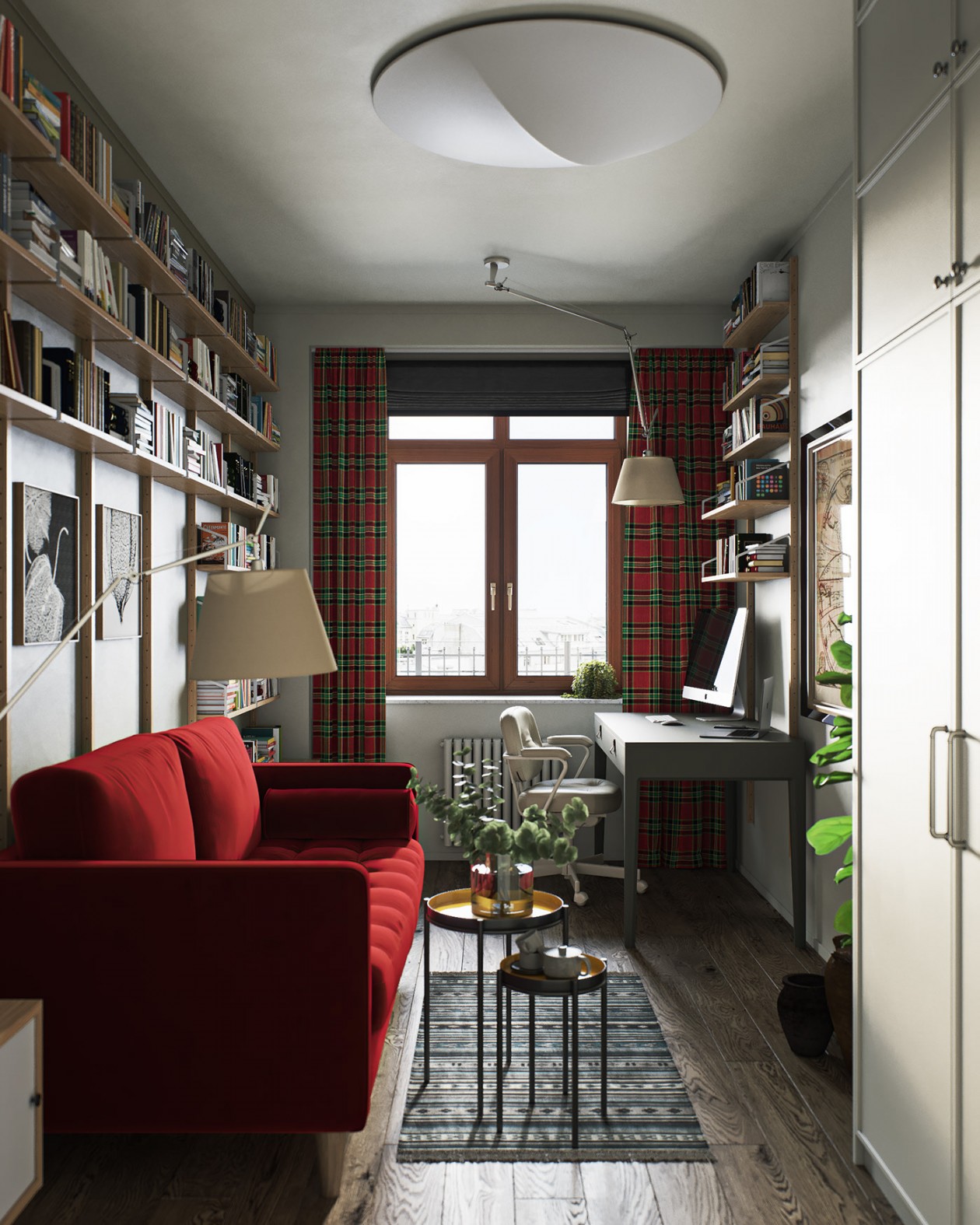 圣彼得堡 -98㎡混搭风公寓-13