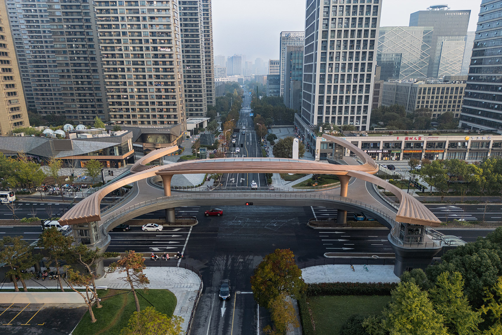 滨康路聚才路口人行天桥丨中国杭州丨中国联合工程有限公司-11