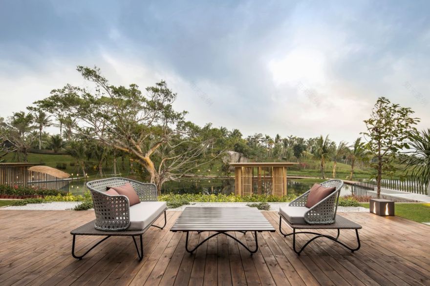 海南文昌鲁能·山海天生活馆&茶室 | 现代与传统的碰撞与交融-21