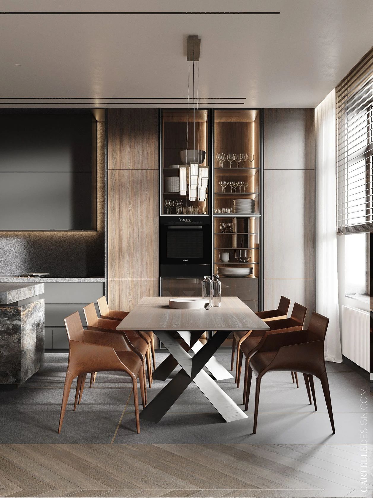 168㎡高级灰空间设计丨Cartelle Design-8