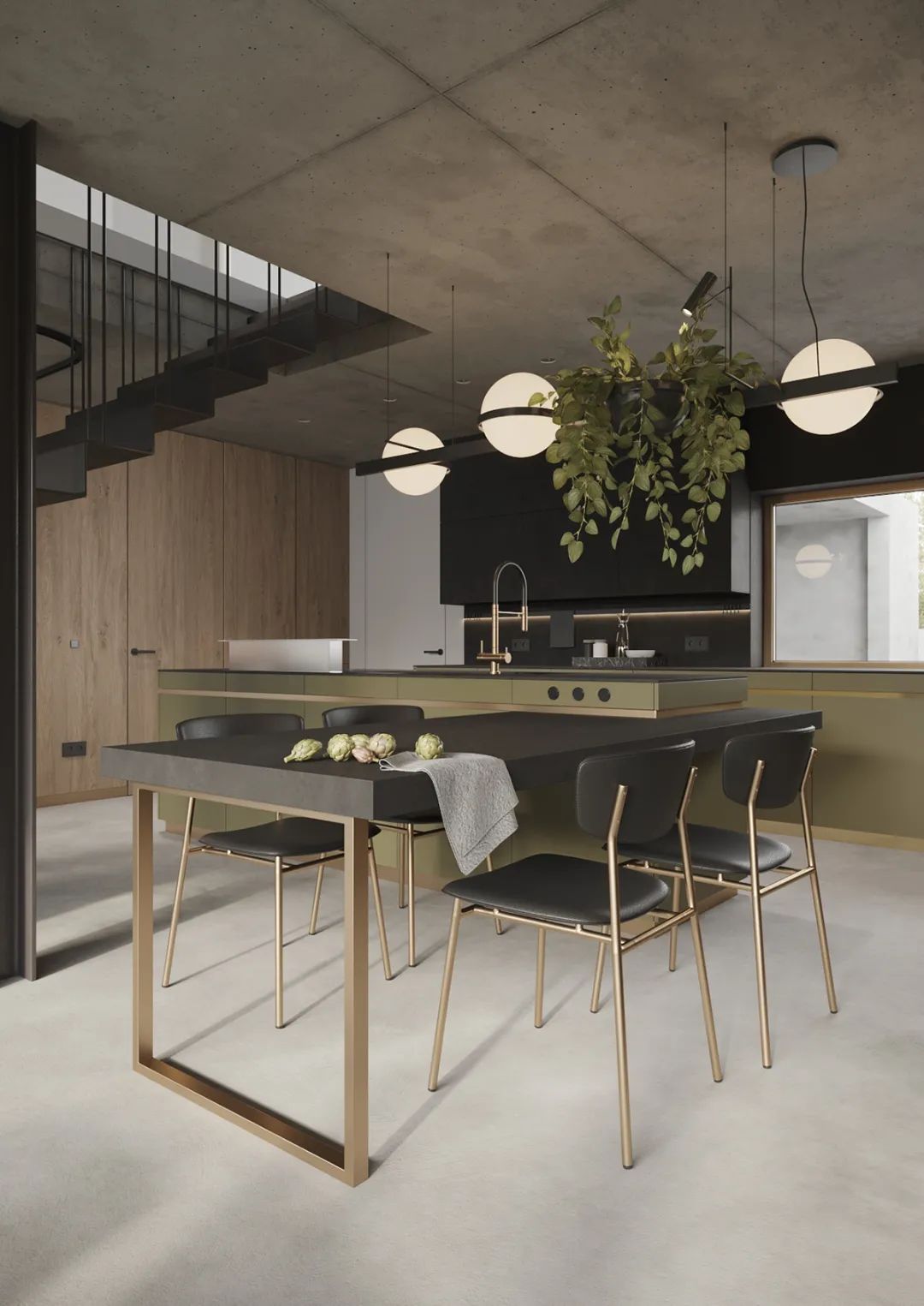 德国三层住宅的清新惬意设计丨DENEW studio-47