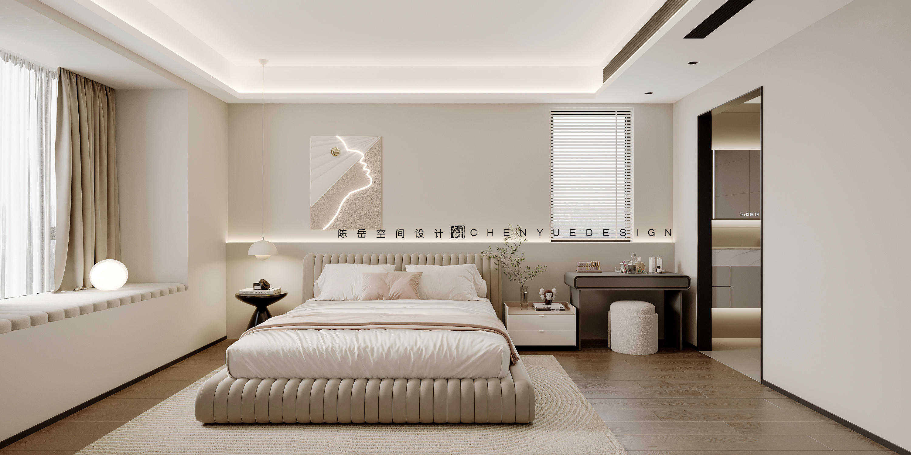 春意 · 怡美雅苑丨陈岳空间设计-12