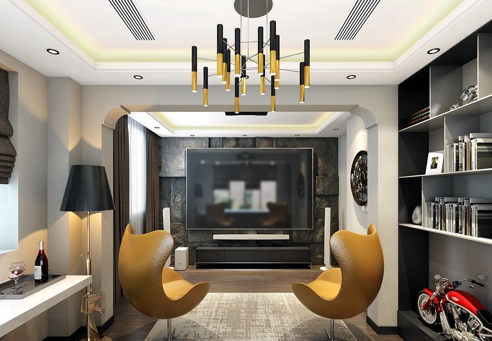 
中科大学村现代轻奢：亮色系的时尚大气 -5