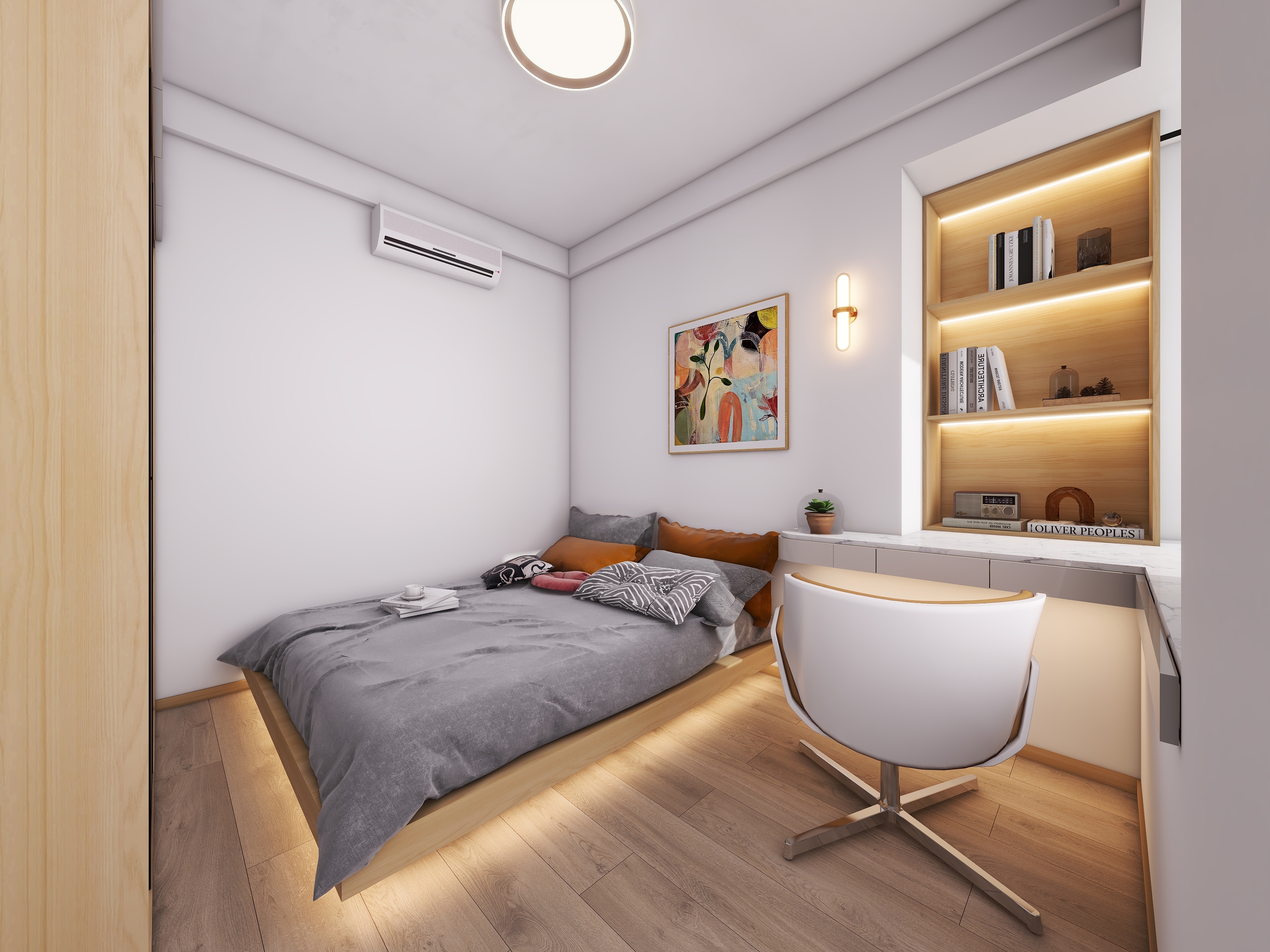 四川成都汇厦少城锦官郡（67平方日式原木风两居室）-31