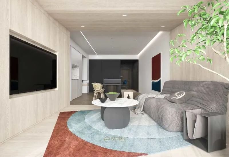 90 后情侣的简约治愈系美家,打造温暖慵懒的生活空间-61