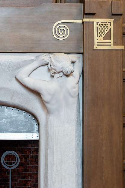 Кропоткинский переулок, дом 13. Особняк Дерожинской в Штатном пер.-40