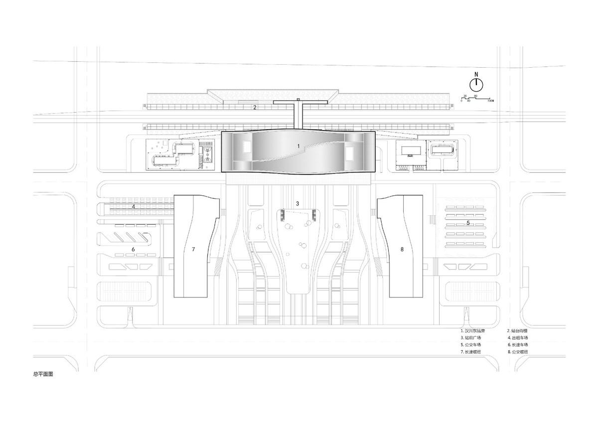 新建沪渝蓉高铁武宜段·汉川东站丨中国湖北丨中南建筑设计院股份有限公司-7