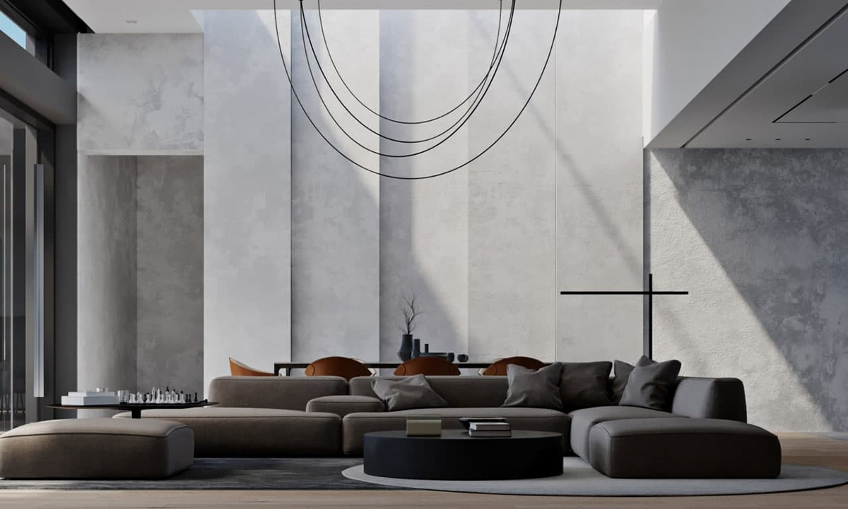 乌克兰 600平超大空间简约设计！-3